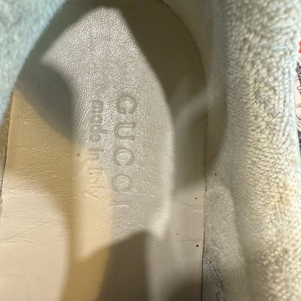 Gucci Blue and Orange Sneakers vintage look in great shape!! - Picture 5 of 9